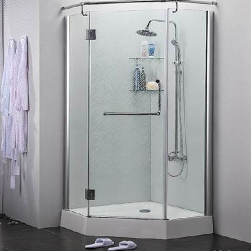 5-8mm shower room tenpered glass with different shap