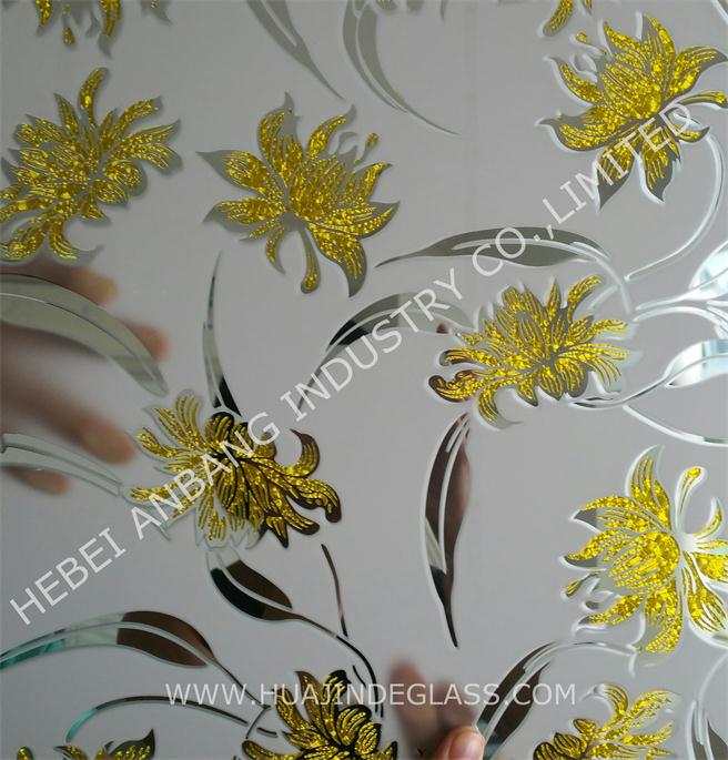  Ice acid decorative glass, window glass, Ice flower art glass ,ceiling/backlit/door glass