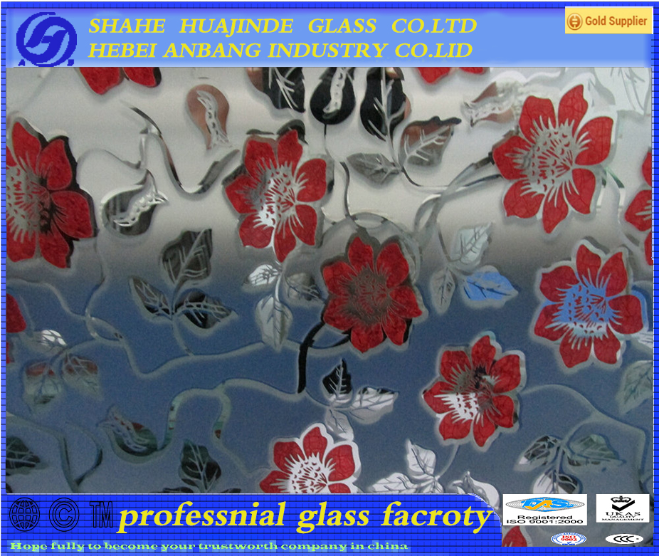  Ice acid decorative glass, window glass, Ice flower art glass ,ceiling/backlit/door glass