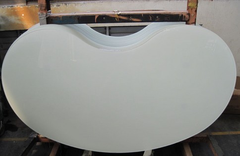 SGCC CSI CE certification of printed toughened glass table top