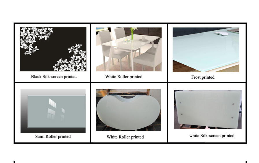 SGCC CSI CE certification of printed toughened glass table top