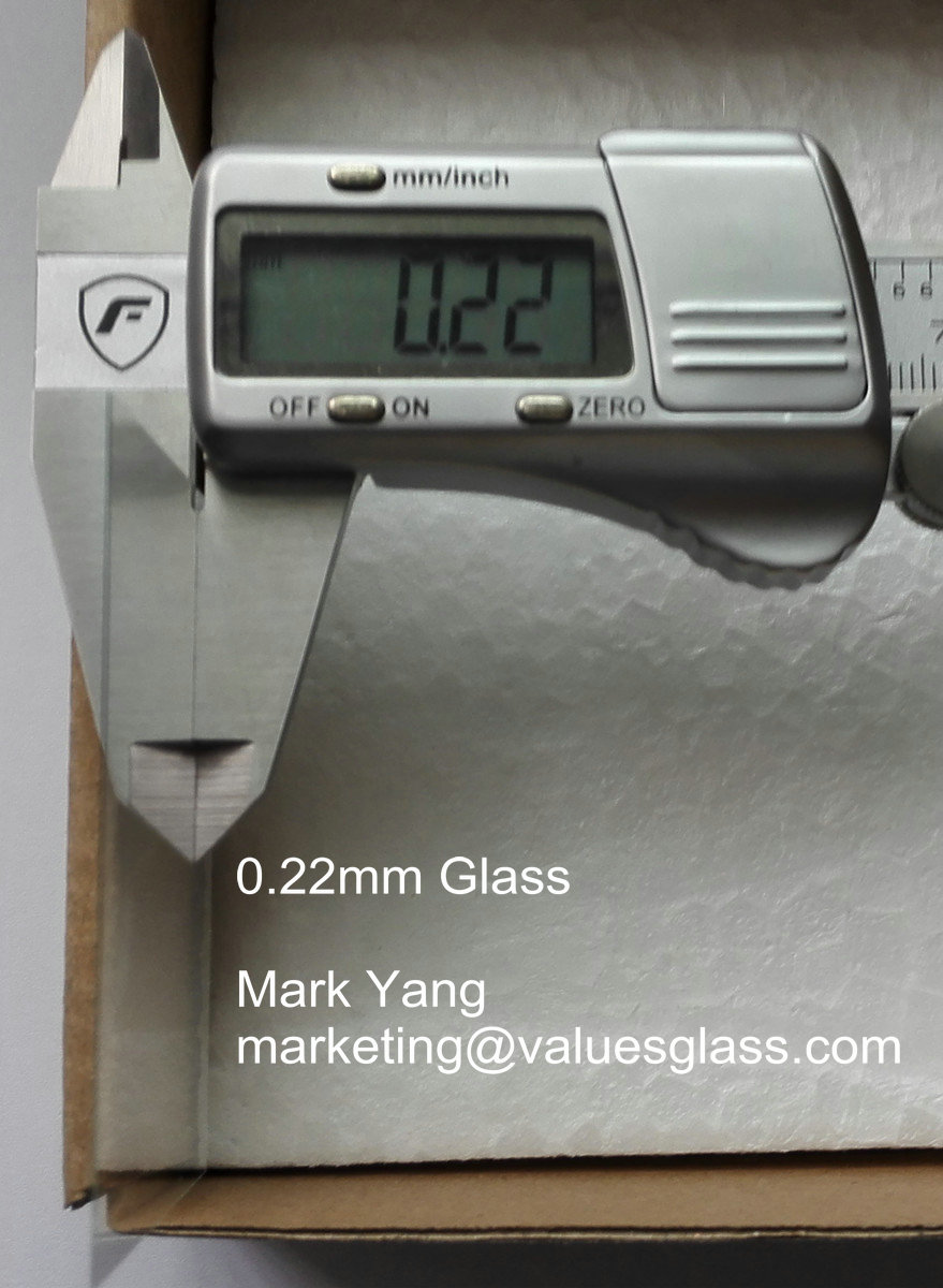 0.18mm,0.20mm, 0.22mm, 0.30mm Ultra Thin Glass