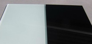 2-6mm Colorful Back Painted Glass,Black painted glass RAL9005