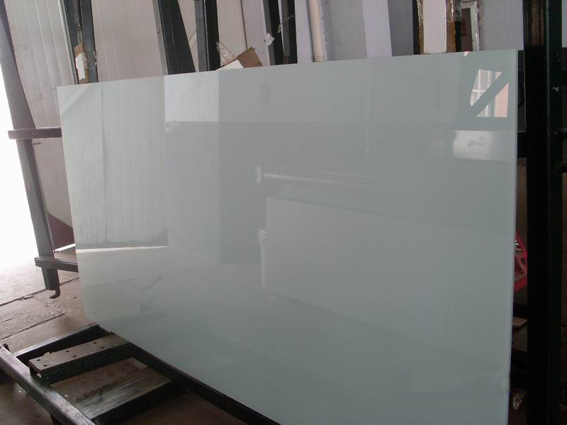 2-6mm Colorful Back Painted Glass,White painted glass RAL9010