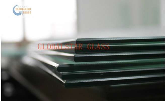 3-19mm tempered glass with holes and cutouts