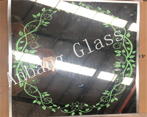 aluminum  mirror,decorative bathroom mirror  glass, double coated mirror, mirror factory China