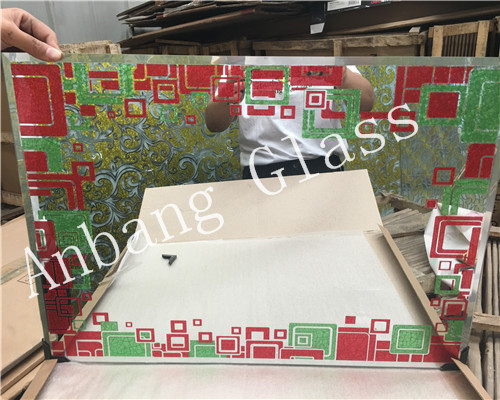 aluminum  mirror,decorative bathroom mirror  glass, double coated mirror, mirror factory China