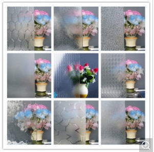 3-6mm Rolled /Textured /Figured /Patterned Glass with Bamboo, Flora, Mistlite etc. Pattern