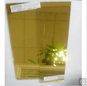 Golden Reflective Float Glass 4mm, 6mm