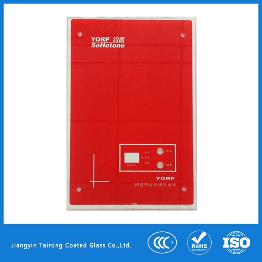 High Quality Gas/Electric Water Heater Front Glass Panel