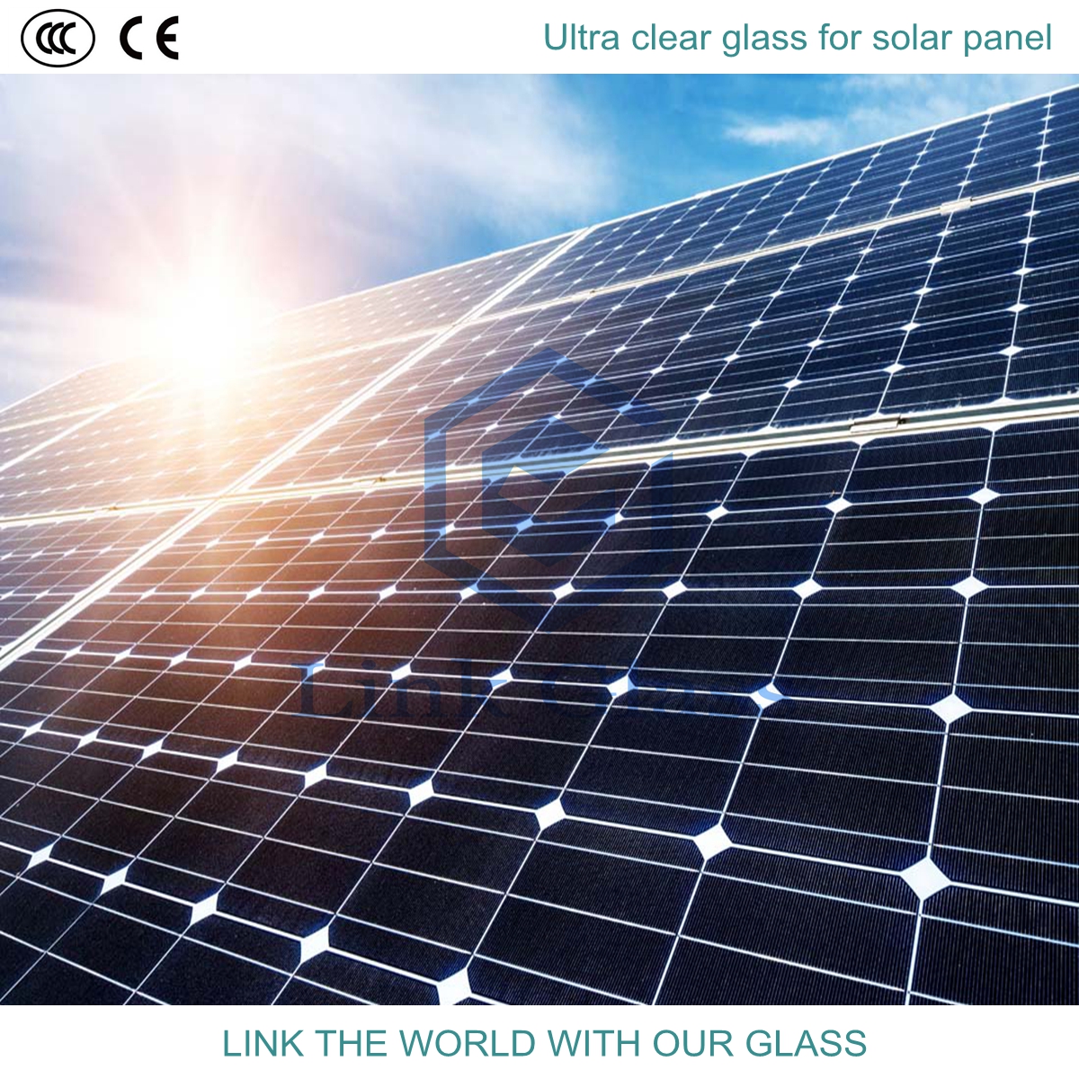 4mm Tempered Low Iron Ar Coating Glass for Solar Panel