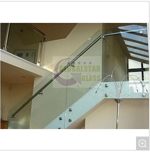 10mm 12mm Frameless Tempered Glass for Stair Balustrade with CCC, AS/NZS2008, CE