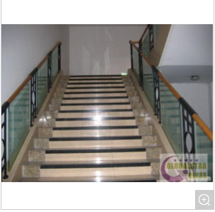 10mm 12mm Frameless Tempered Glass for Stair Balustrade with CCC, AS/NZS2008, CE