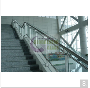 10mm 12mm Frameless Tempered Glass for Stair Balustrade with CCC, AS/NZS2008, CE