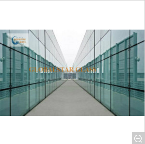 Laminated Glass with 3mm Clear Water Pattern Glass + 0.76m PVB + 3mm Clear Float Glass