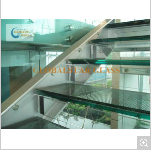 10.38mm Clear PVB/ Milk White PVB Laminated Glass