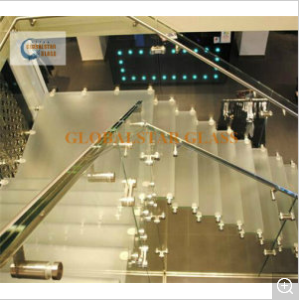 10.38mm Clear PVB/ Milk White PVB Laminated Glass