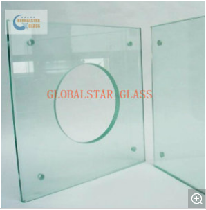 Door with Hole Tempered Glass