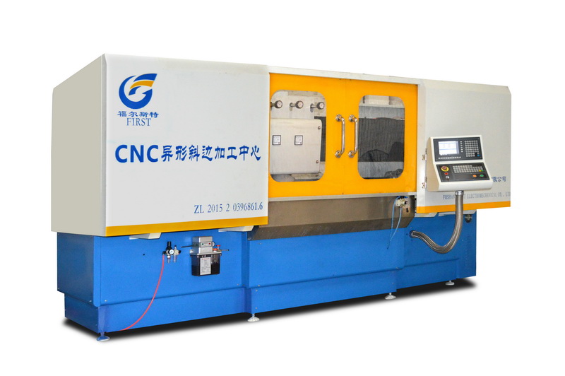 CNC automatic glass special-shaped beveling machine