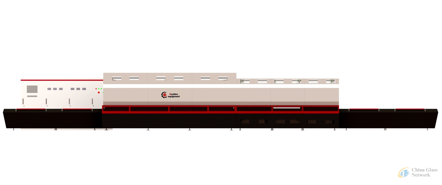 Easttec Flat glass tempering furnace