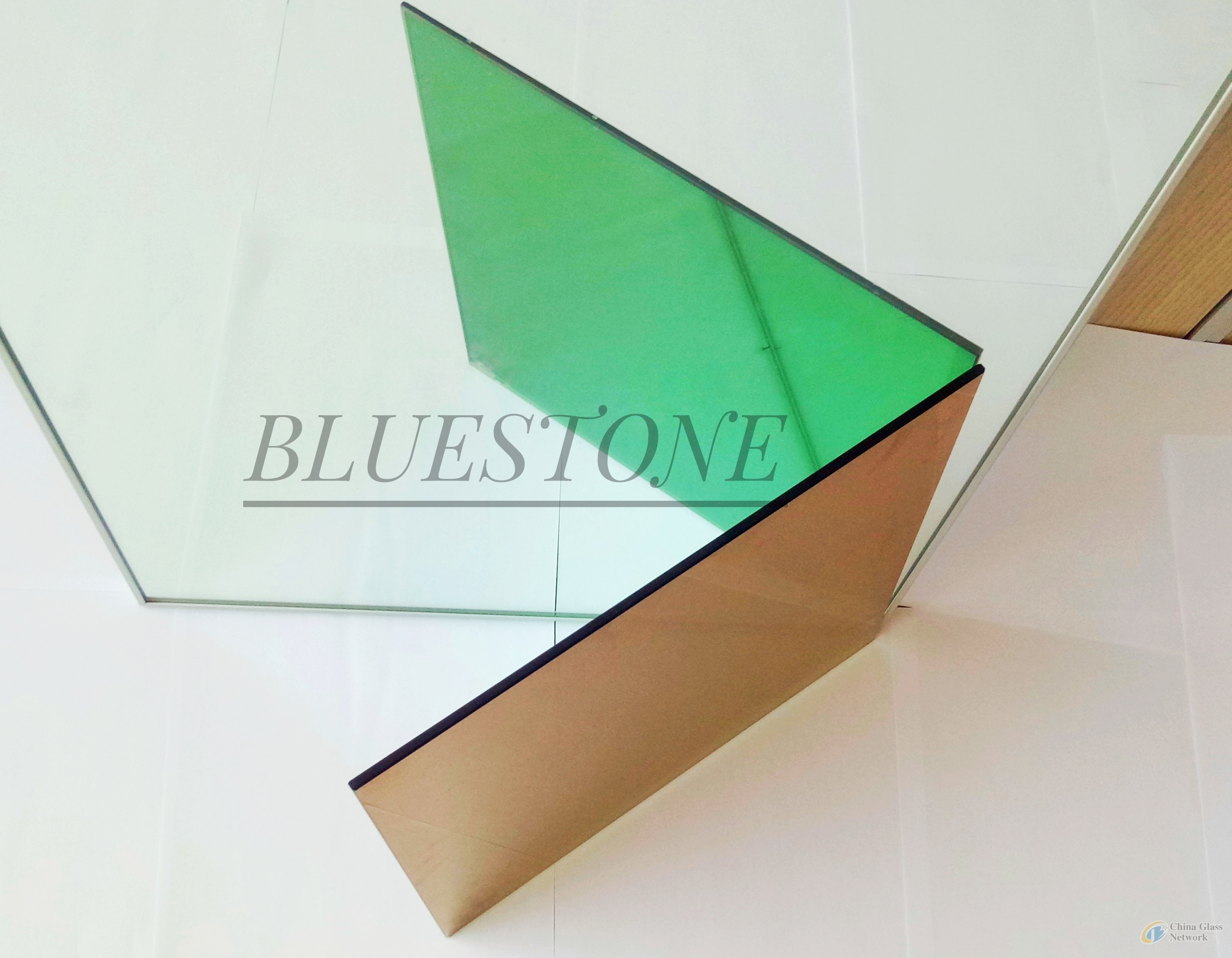 Building Glass Coating Flat or Curve / Clear Laminated Float Glass