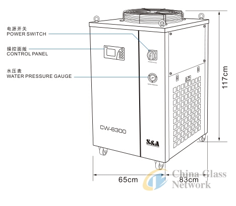 S&A recirculating water chiller CW-6300