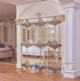 High quality background wall mirror