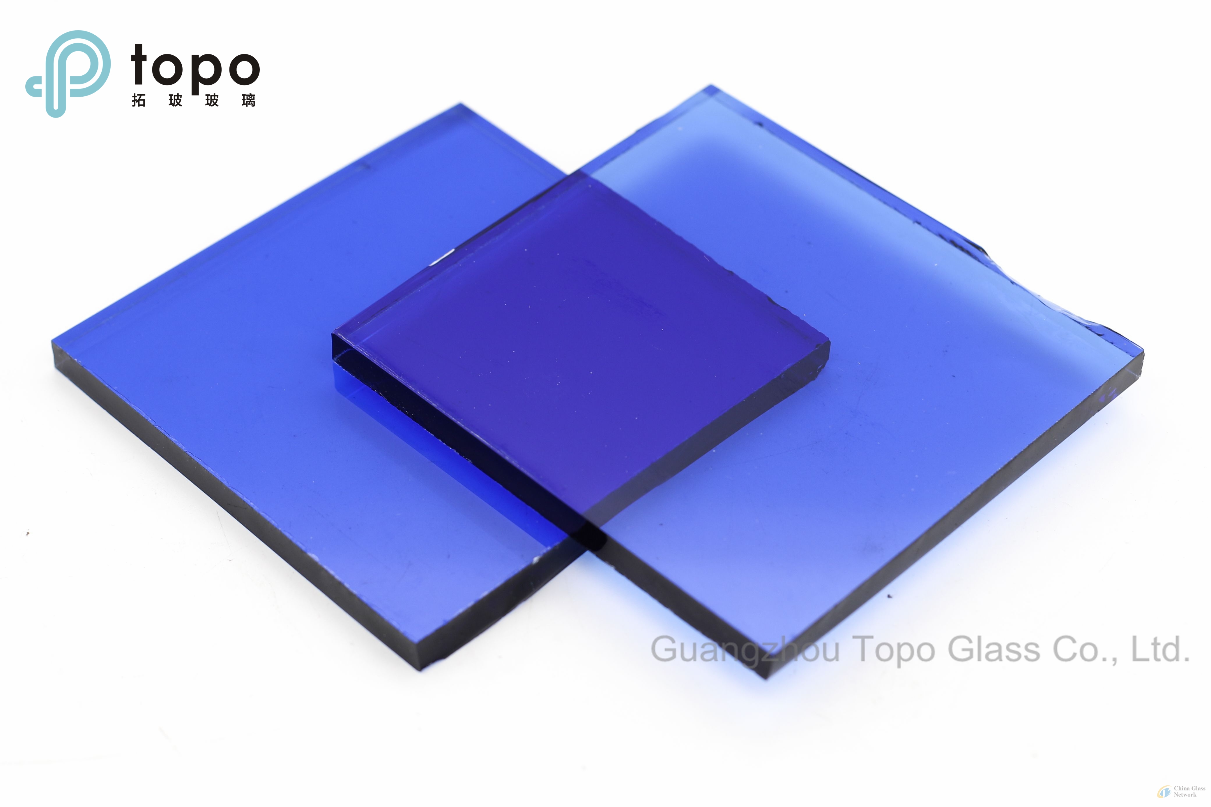 4mm-10mm Stable Dark Blue Float Construction Glass (C-dB)