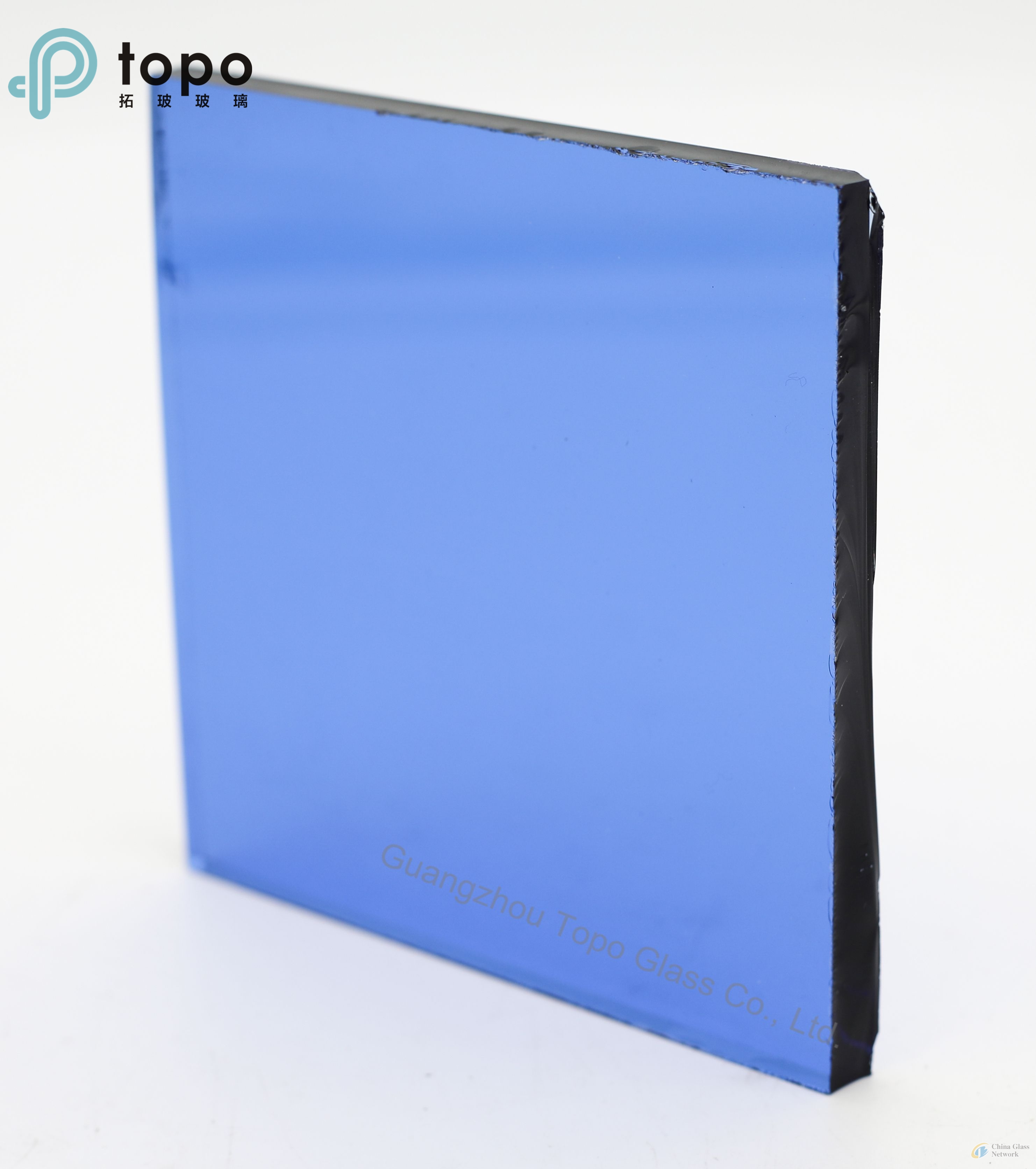 4mm-10mm Stable Dark Blue Float Construction Glass (C-dB)