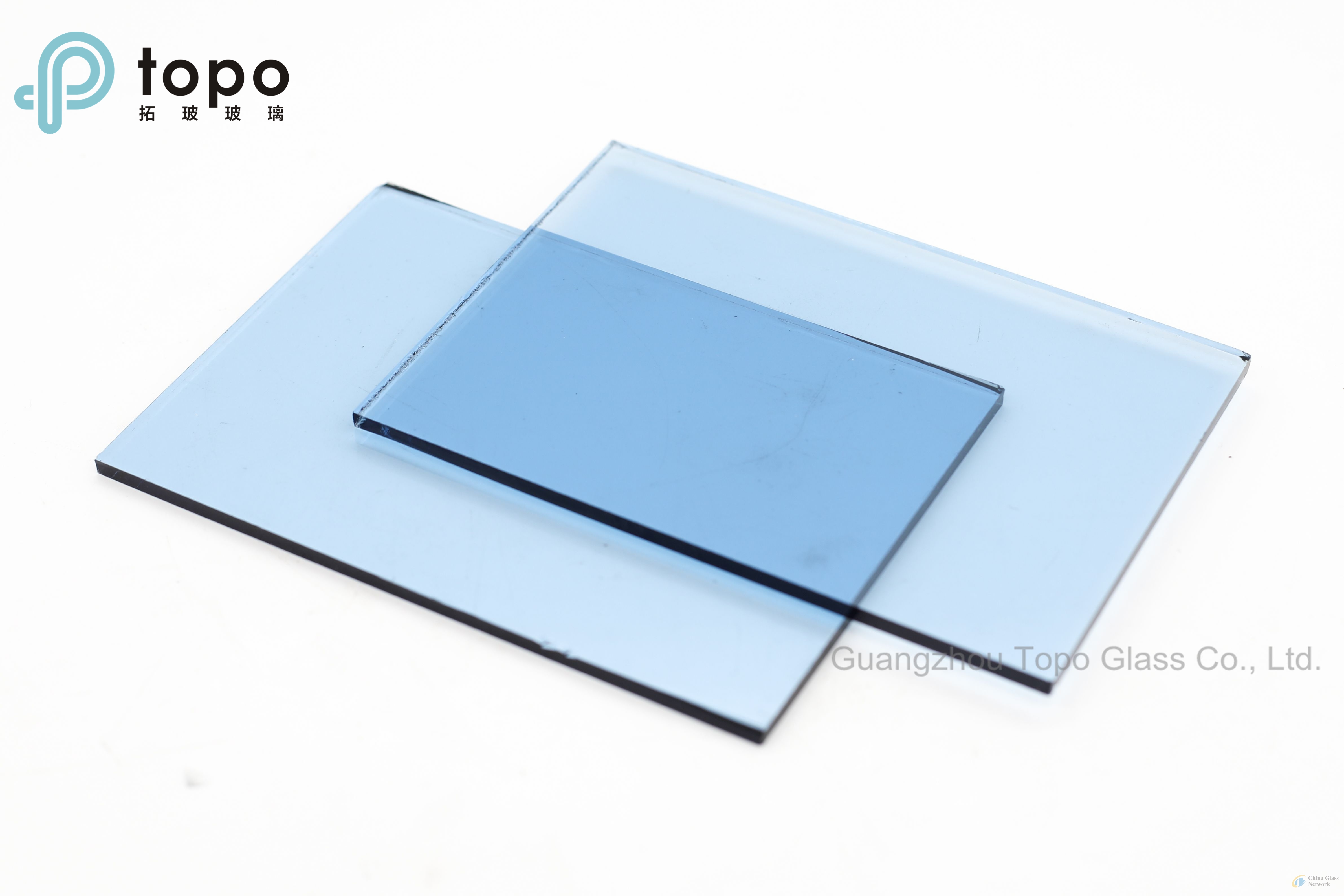 4mm-12mm Decorative Blue (Medium Blue / Ford Blue) Construction Float Glass (C-MB)