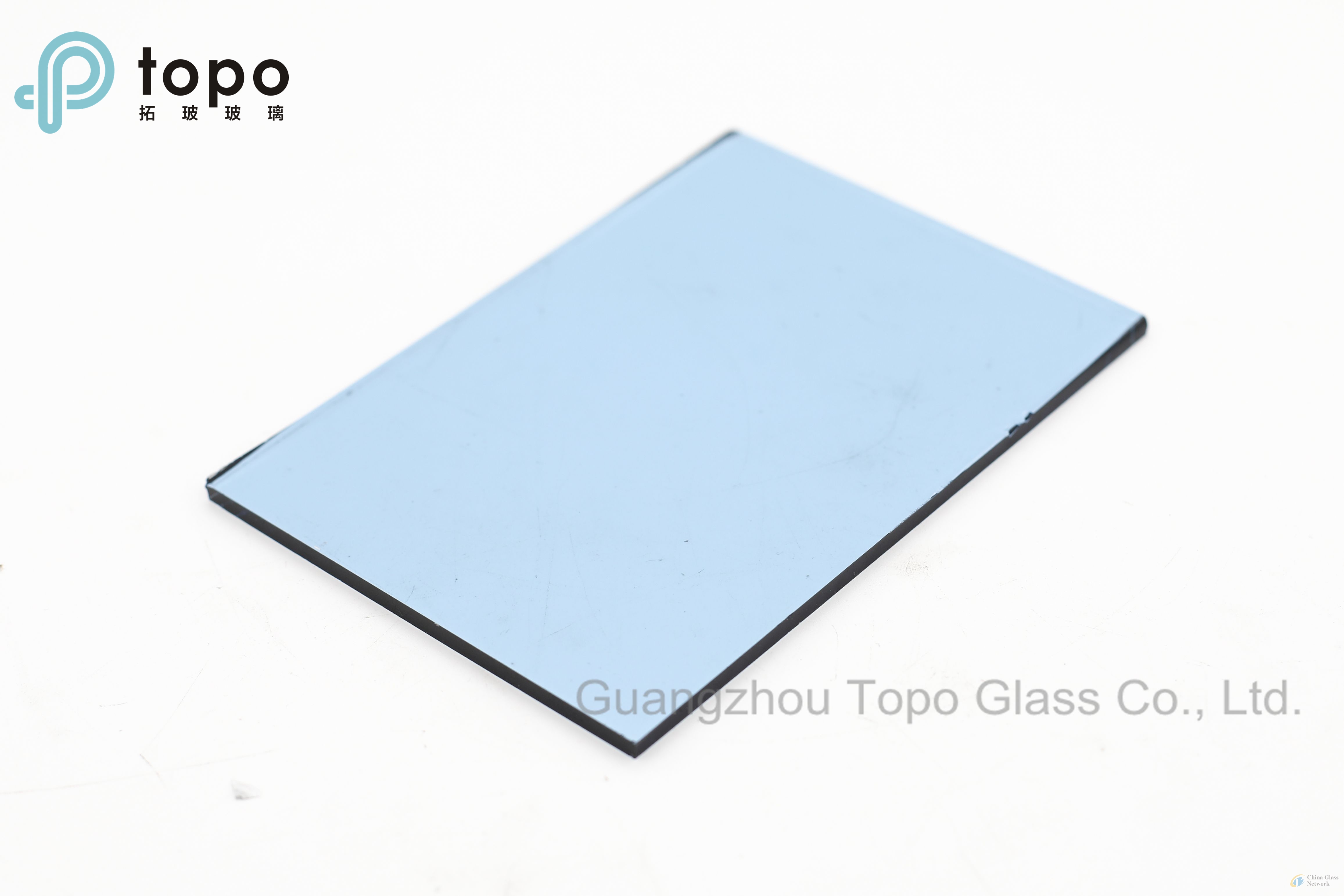 4mm-12mm Decorative Blue (Medium Blue / Ford Blue) Construction Float Glass (C-MB)