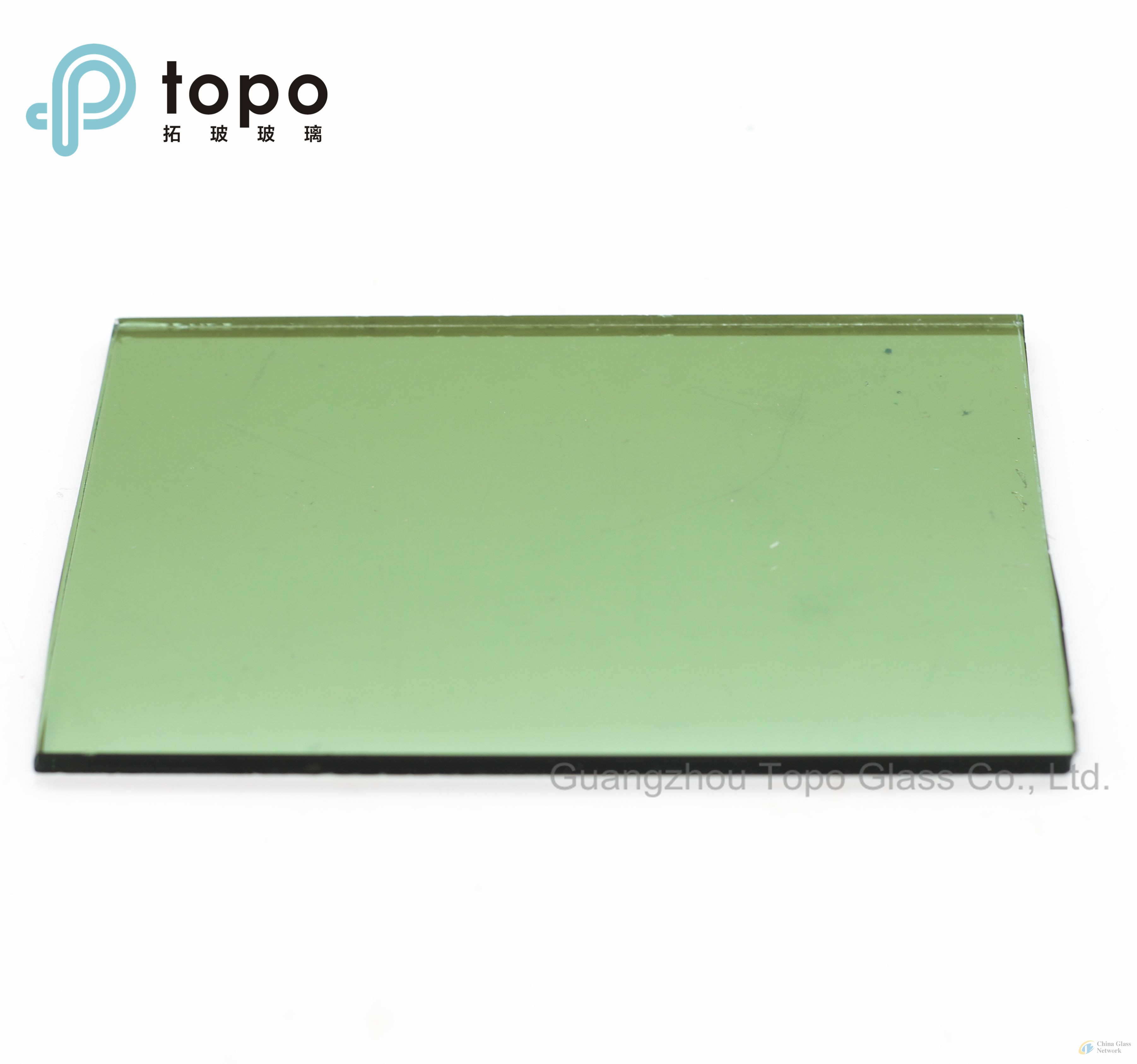 4mm-10mm Dark Green / Natural Green Coated Reflective Windows Glass (R-DG)