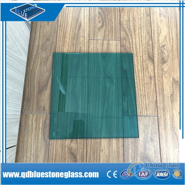 6.38mm Blue Laminated Glass with own factory