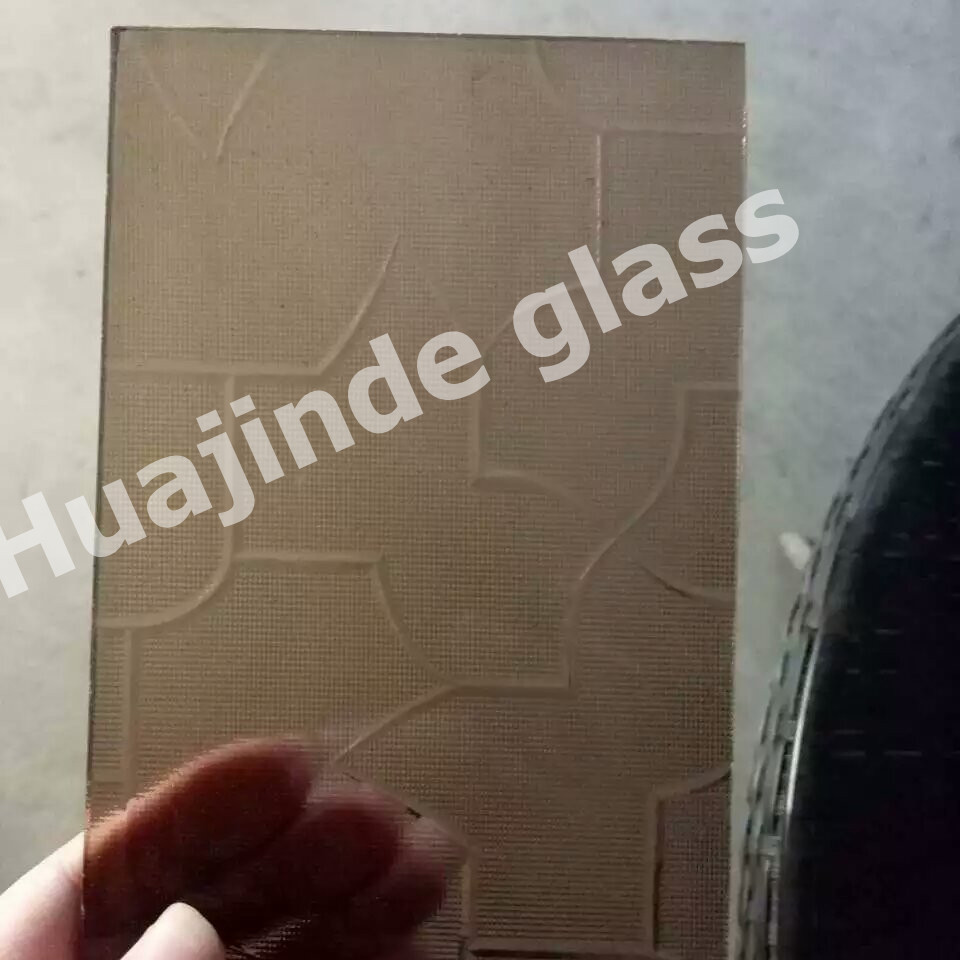 4mm tinted  patterned  glass,millennium  ，Flora，woven，mayflower ,masterlite ,karatachi patterned glass from china factory