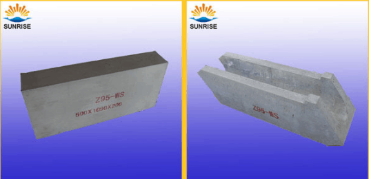 Sunrise manufacture corundum mullite fireproof block