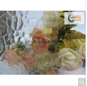 3-6mm Clear or Colored Figured Glass / Patterned Glass