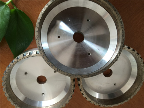 Diamond wheel for bevelling machine