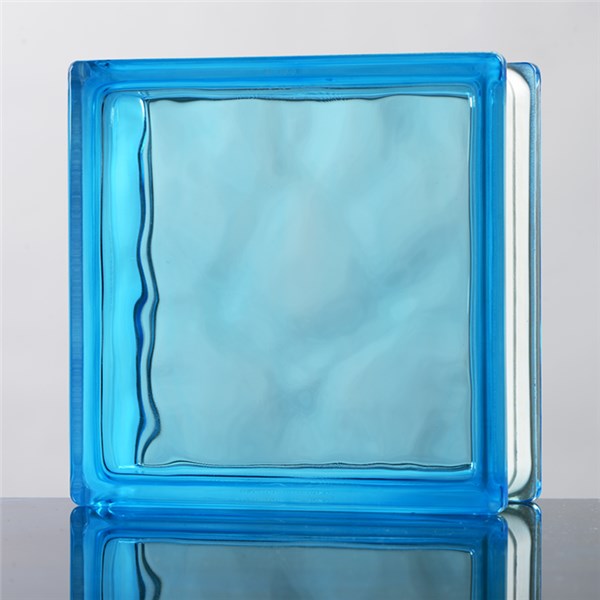 low price clear color glass block