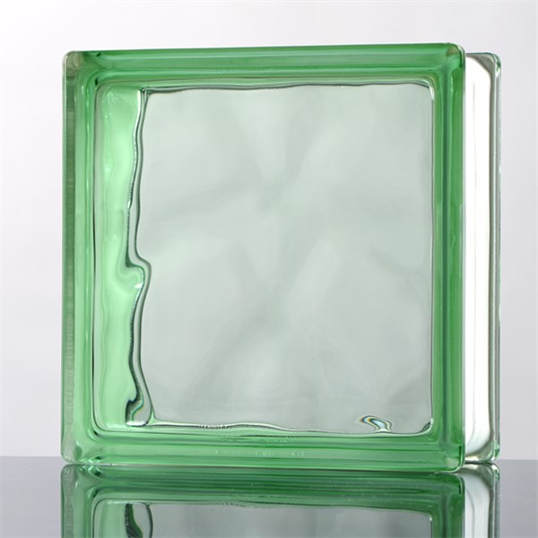 low price clear color glass block