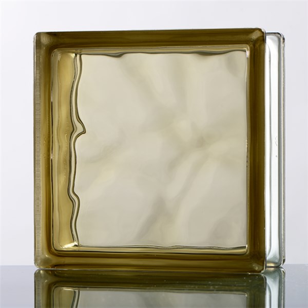 low price clear color glass block