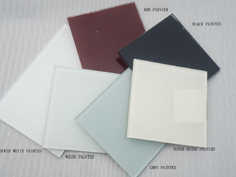 Colorful and Extra Clear Painted Glass with CE&ISO certificate, back painted glass