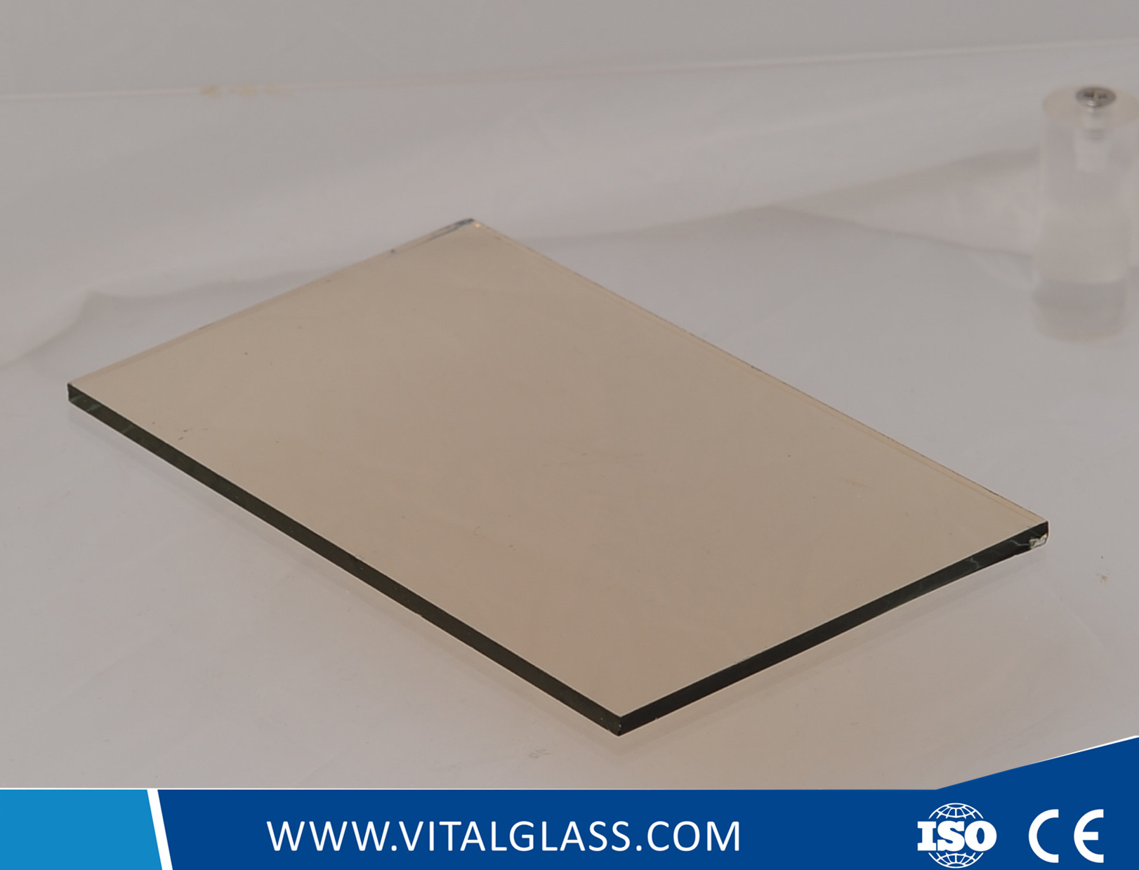 Safety Colored/Tinted Bronze Reflective Glass with CE&ISO9001