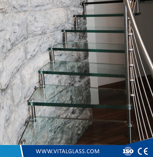 Solid Tempered Glass StairCase