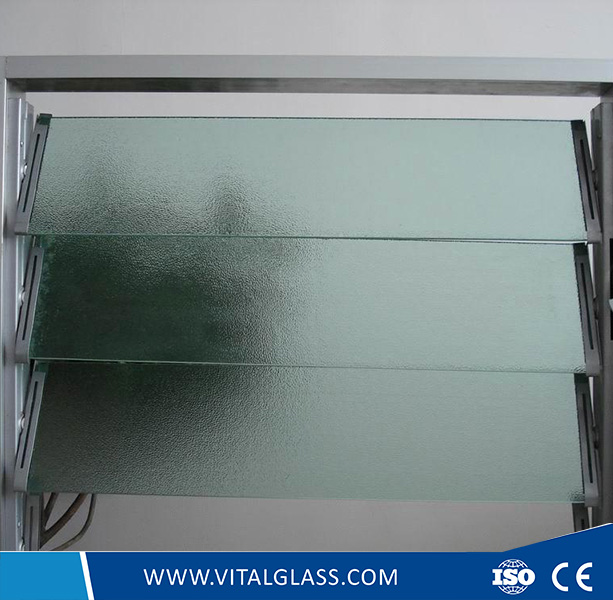 Clear Decorative Louver Glass