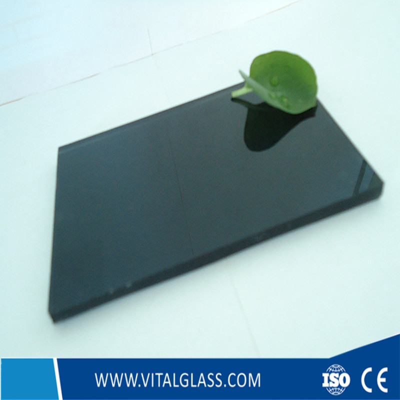 Dark grey float glass