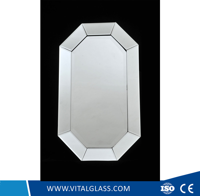 Polygonal Silver Spell Mirror