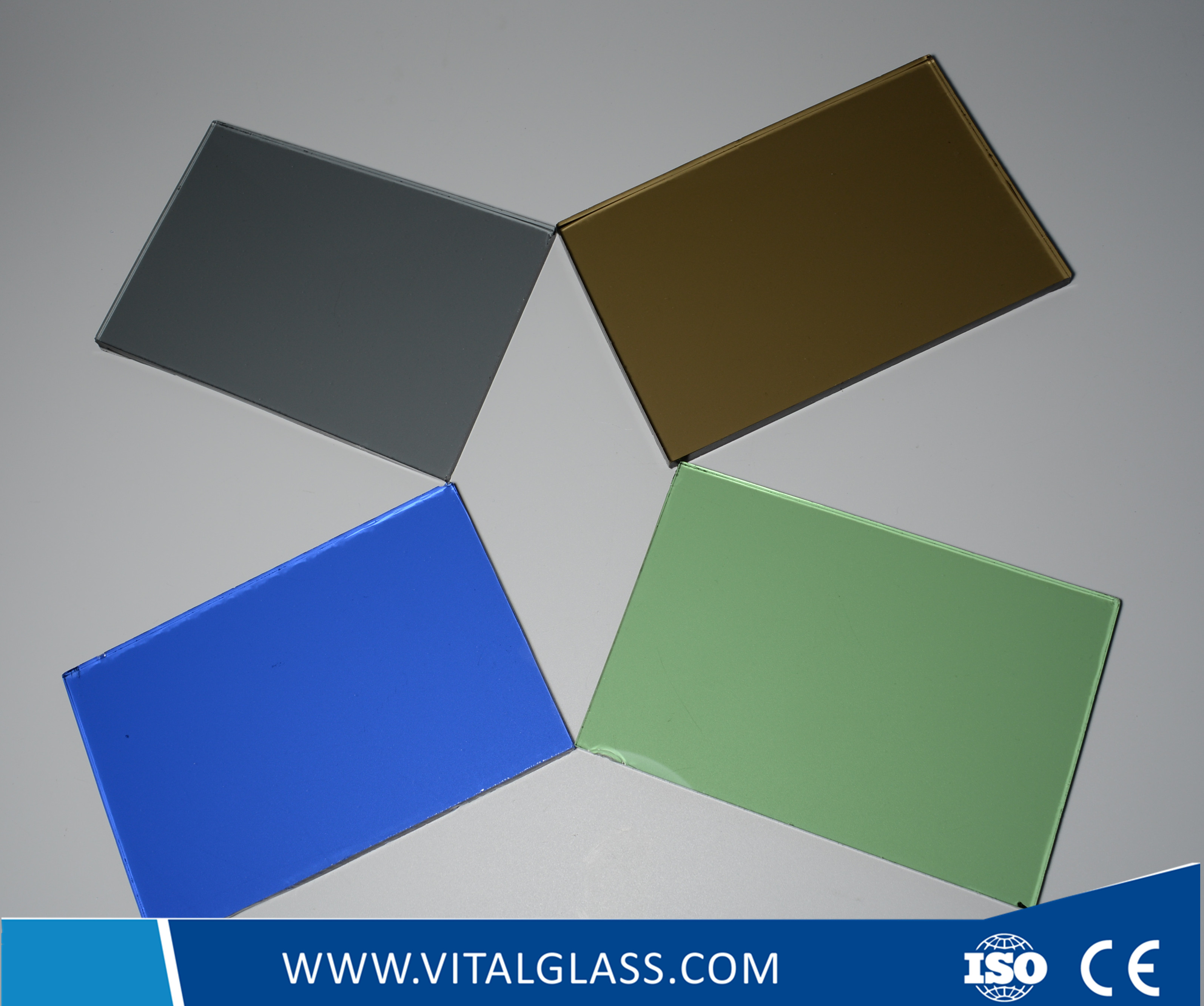 4-10mm Lake blue float glass