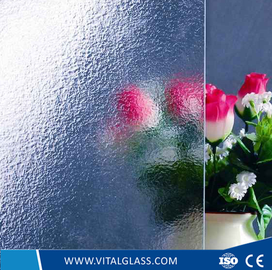 Clear Kasumi Patterned/Figured Glass with CE&ISO9001