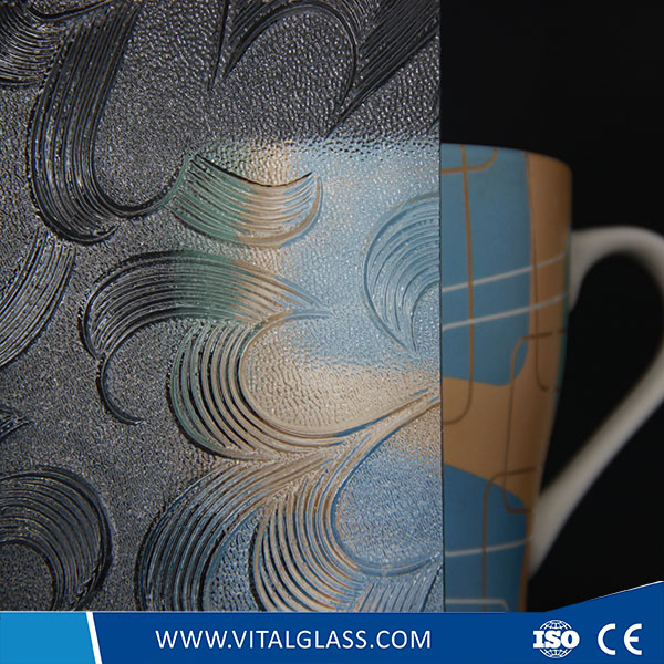 May Flower Patterned Glass with CE&ISO9001