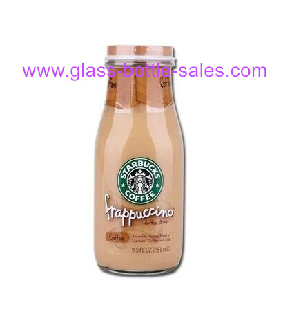 Supply 300ml Starbucks Glass Milk Bottle